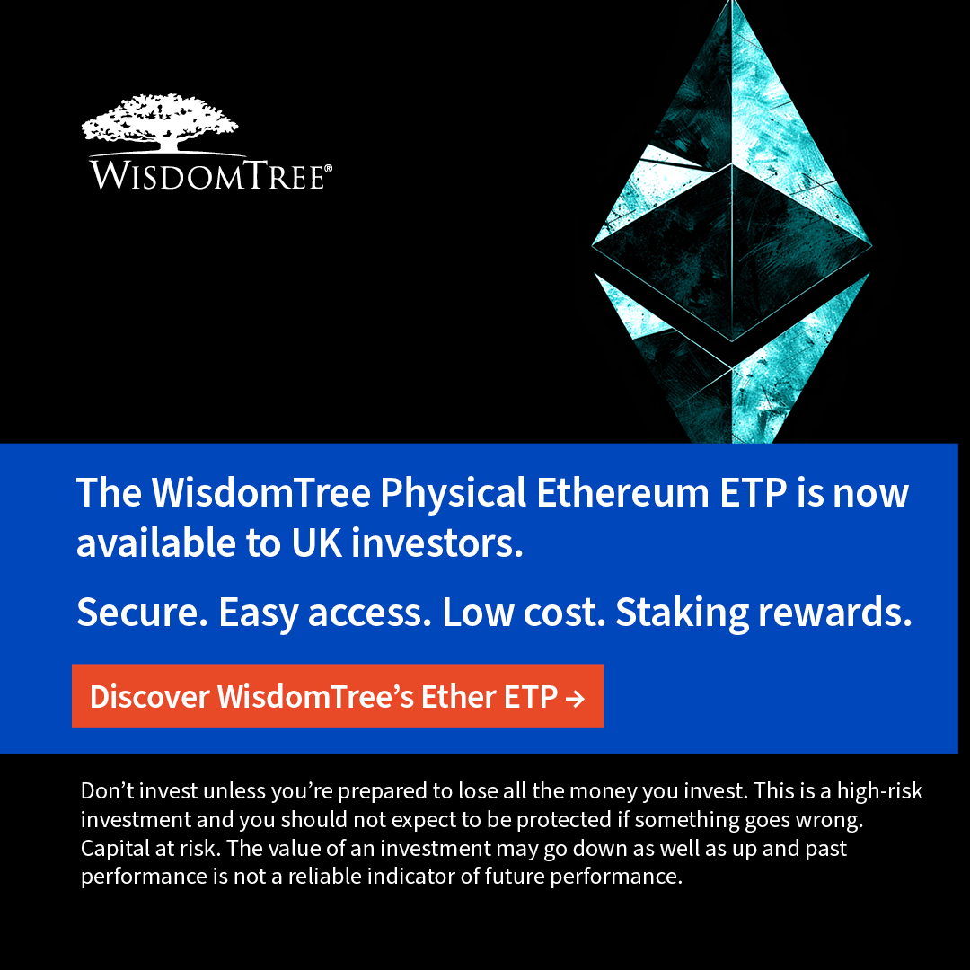 WisdomTree in Europe Facebook ad