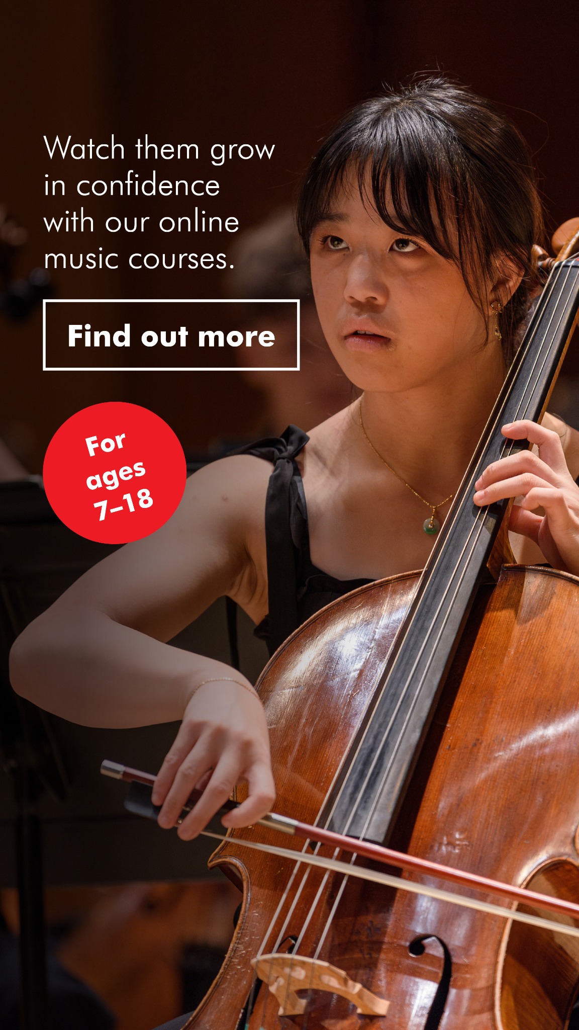 Guildhall School of Music & Drama Facebook ad