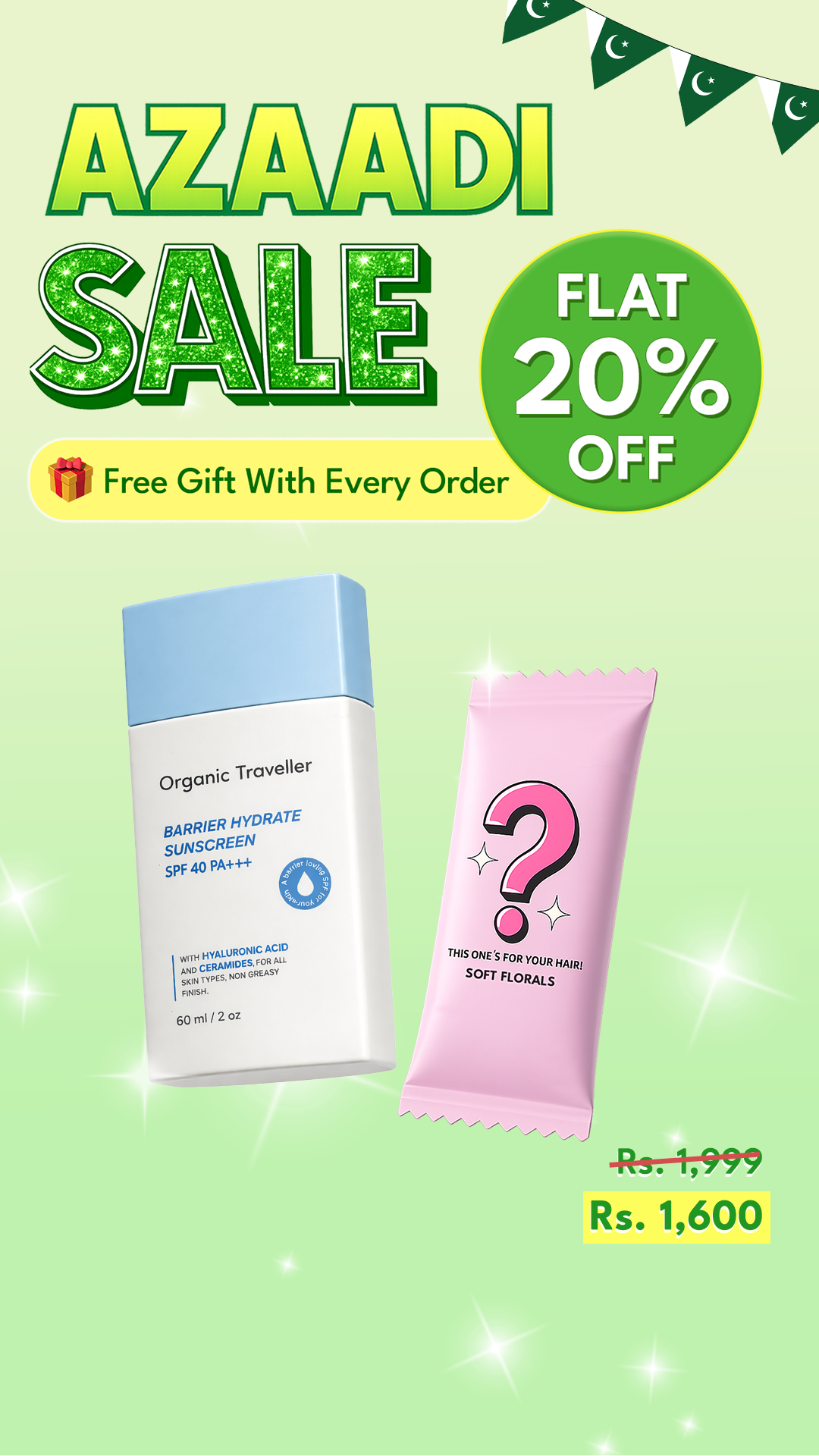Organic Traveller - Skincare Facebook ad