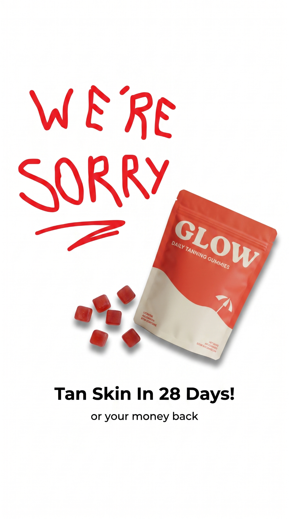 Glow Gummies Facebook ad