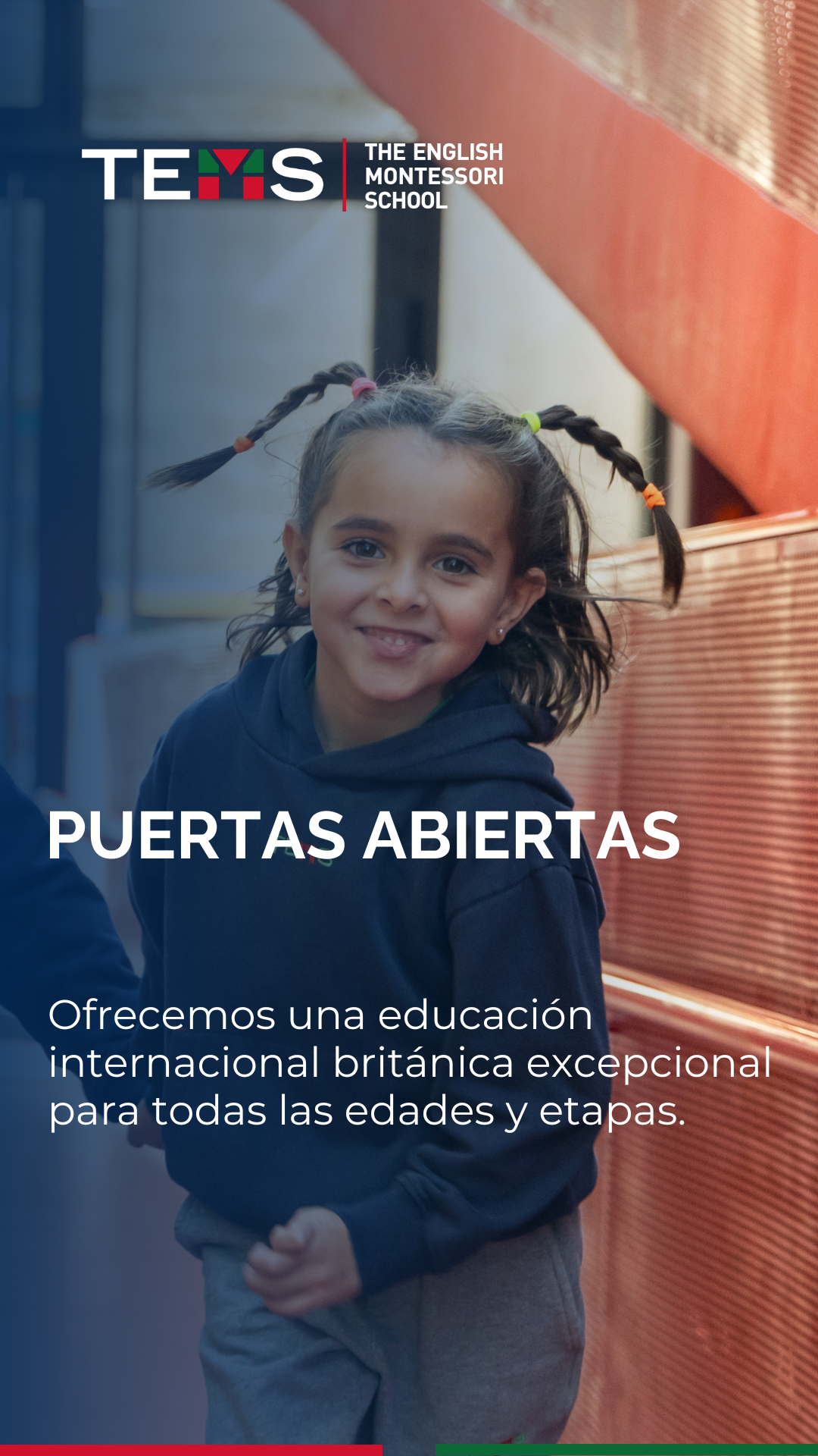 The English Montessori School Facebook ad