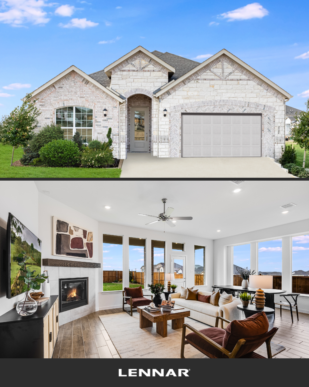 Lennar Dallas - Fort Worth Facebook ad
