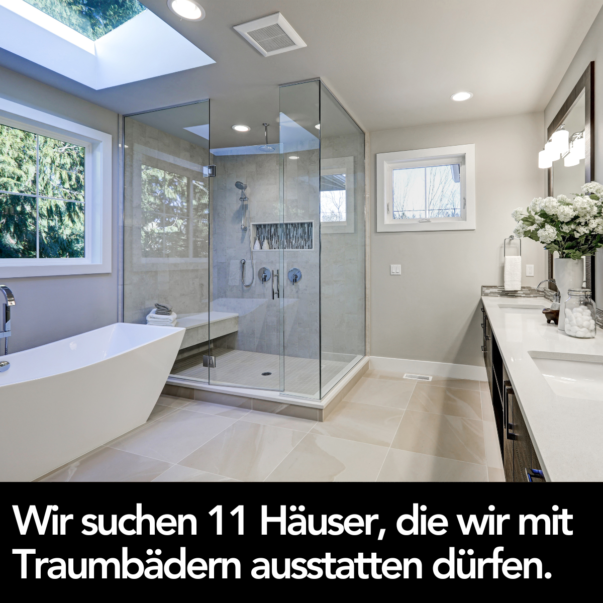 Leine Handwerk Facebook ad: Sie werden staunen, was ein barrierefreies Bad kostet!