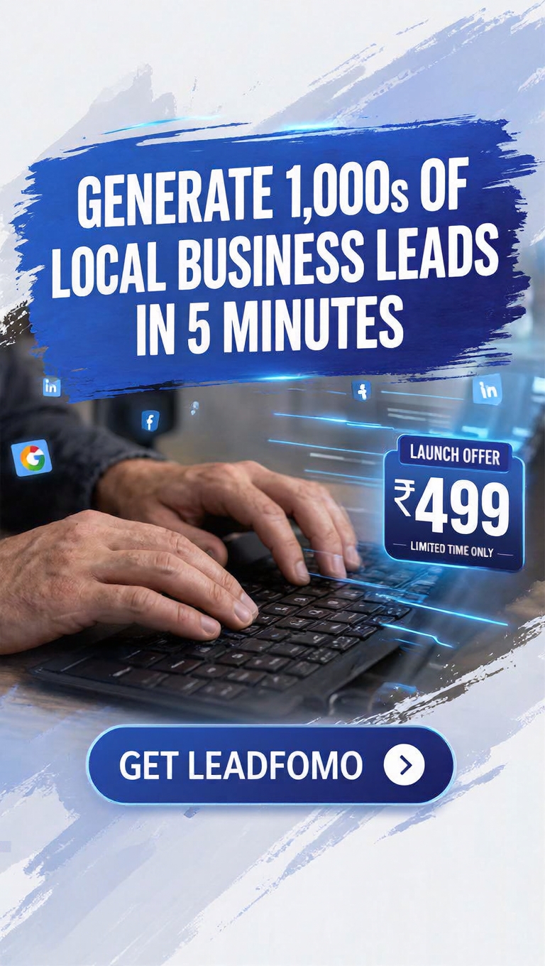 Leadfomo Facebook ad