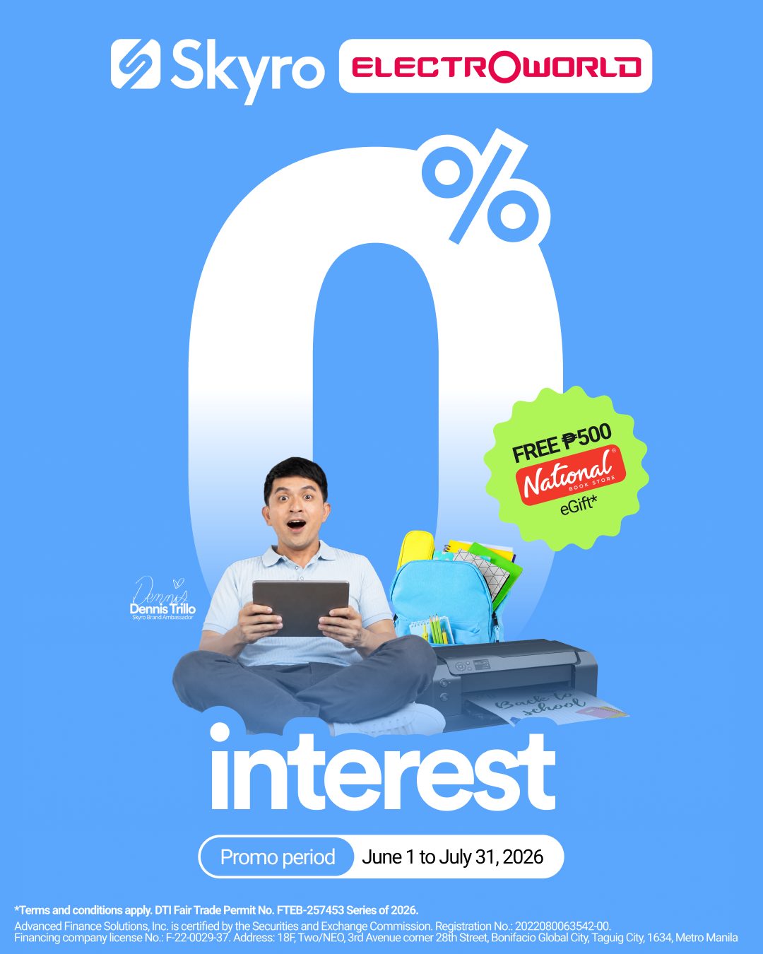 Skyro - Shop now, pay later Facebook ad