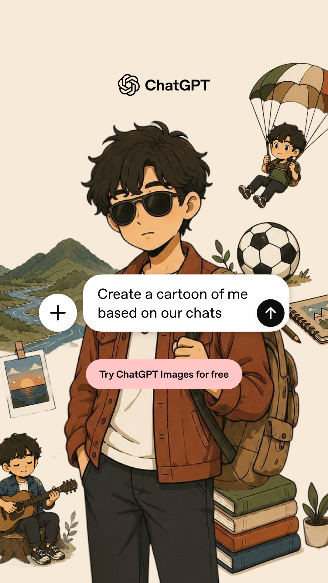 ChatGPT Facebook ad