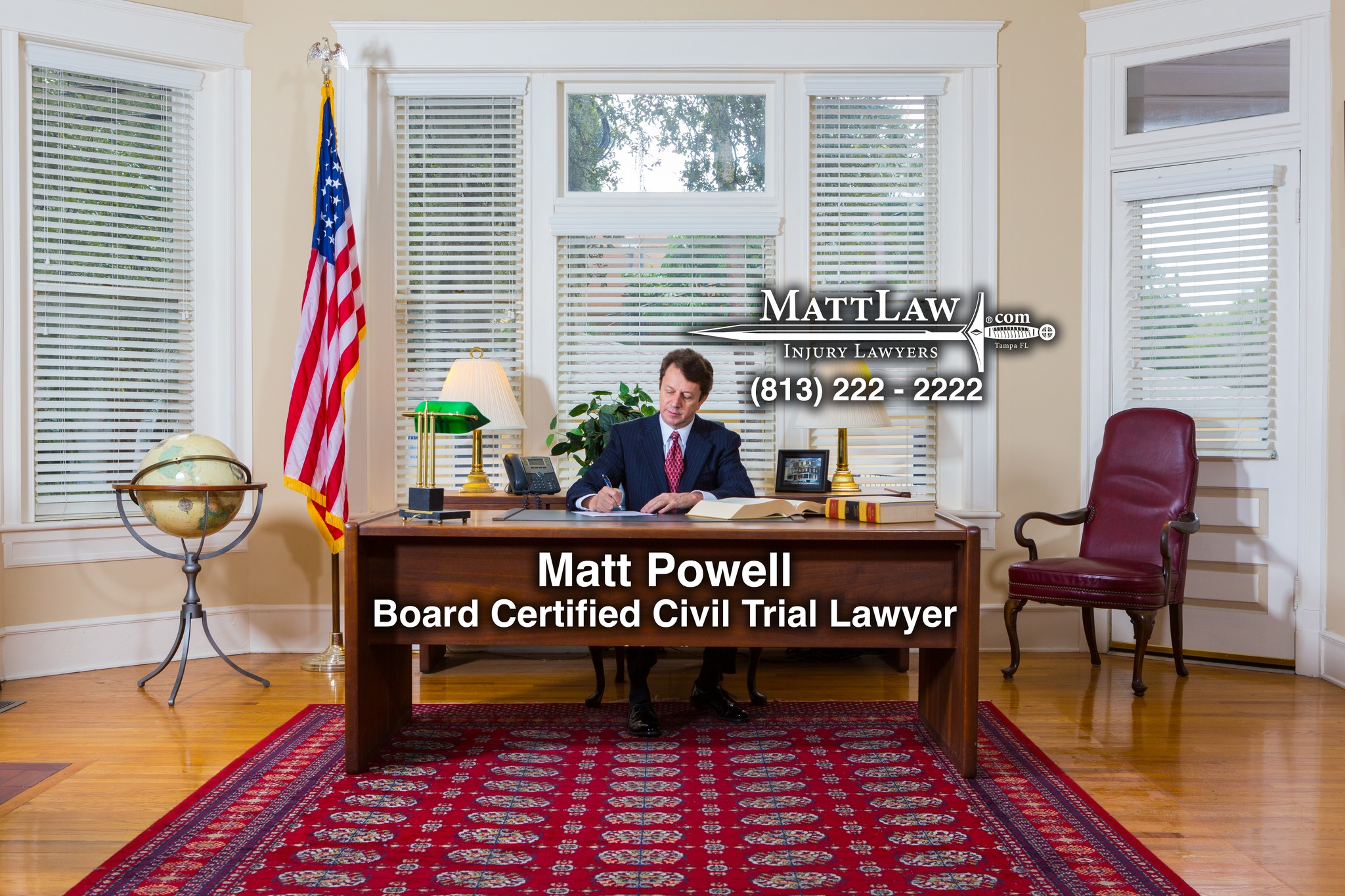 MattLaw - Board Certified Civil Trial Lawyer by The Florida Bar Facebook ad: Discover top-tier legal services in Tampa, FL at…