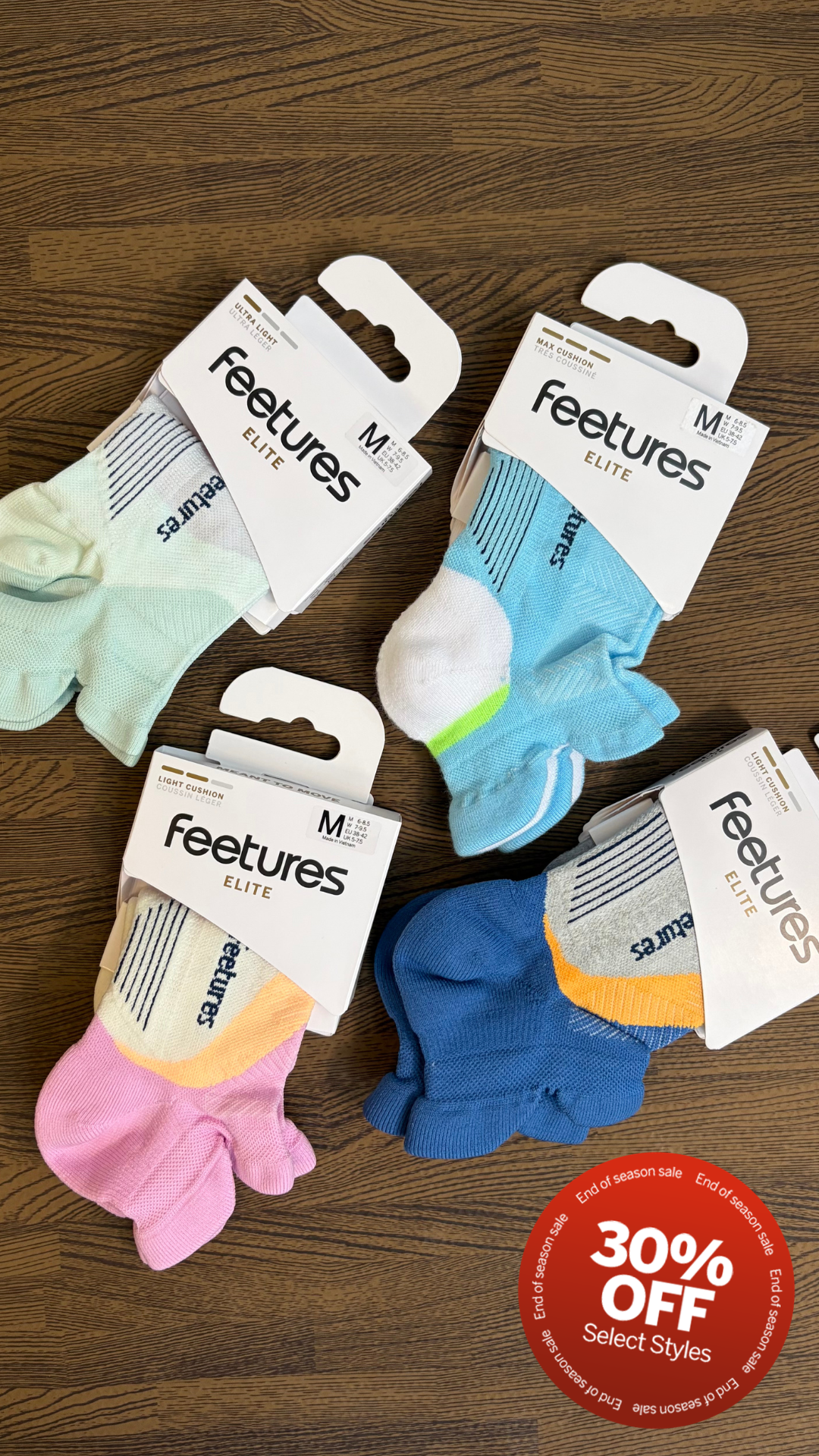Feetures Canada Facebook ad