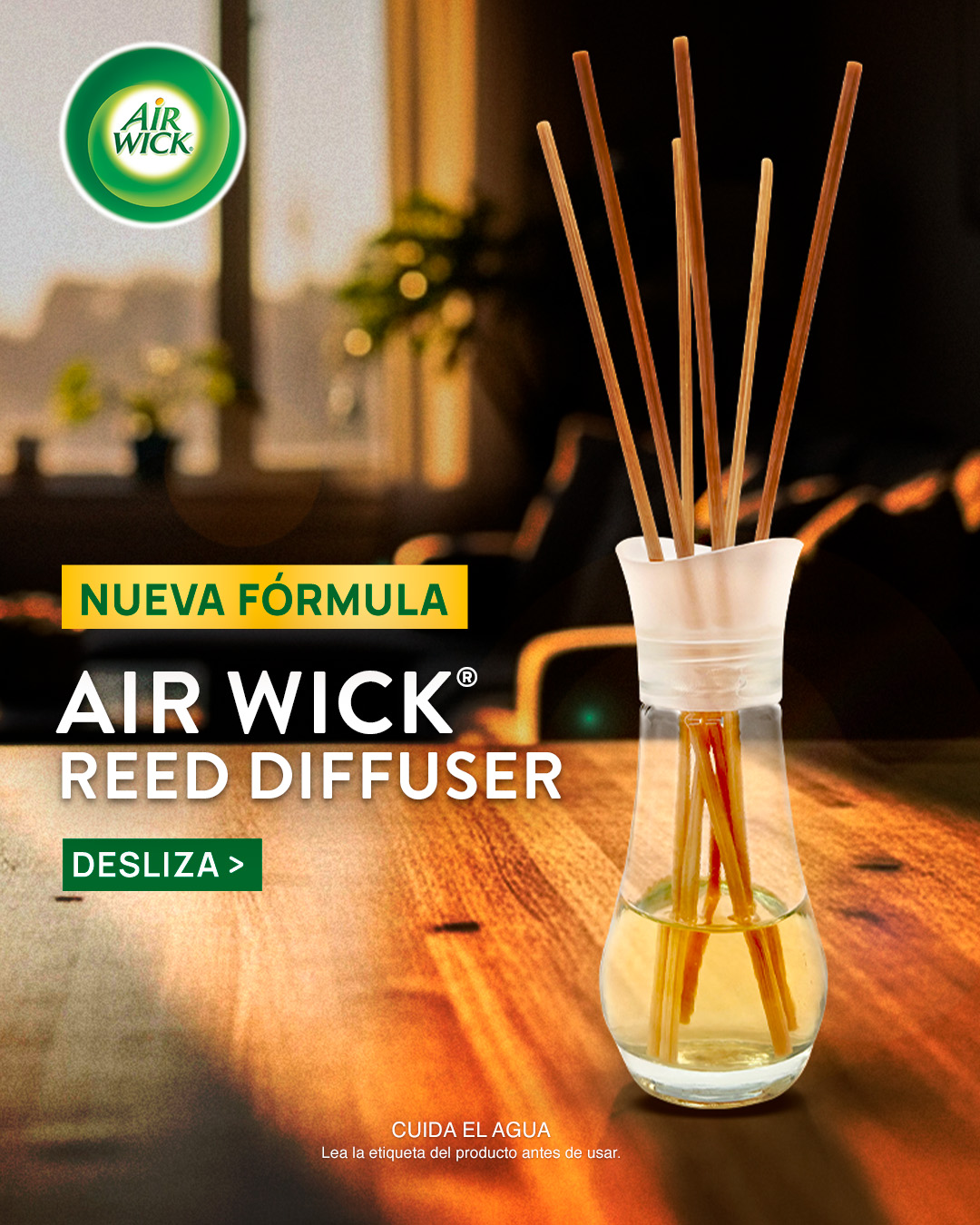 Air Wick México Facebook ad: Encuentra tu fragancia favorita, y dale a tu…