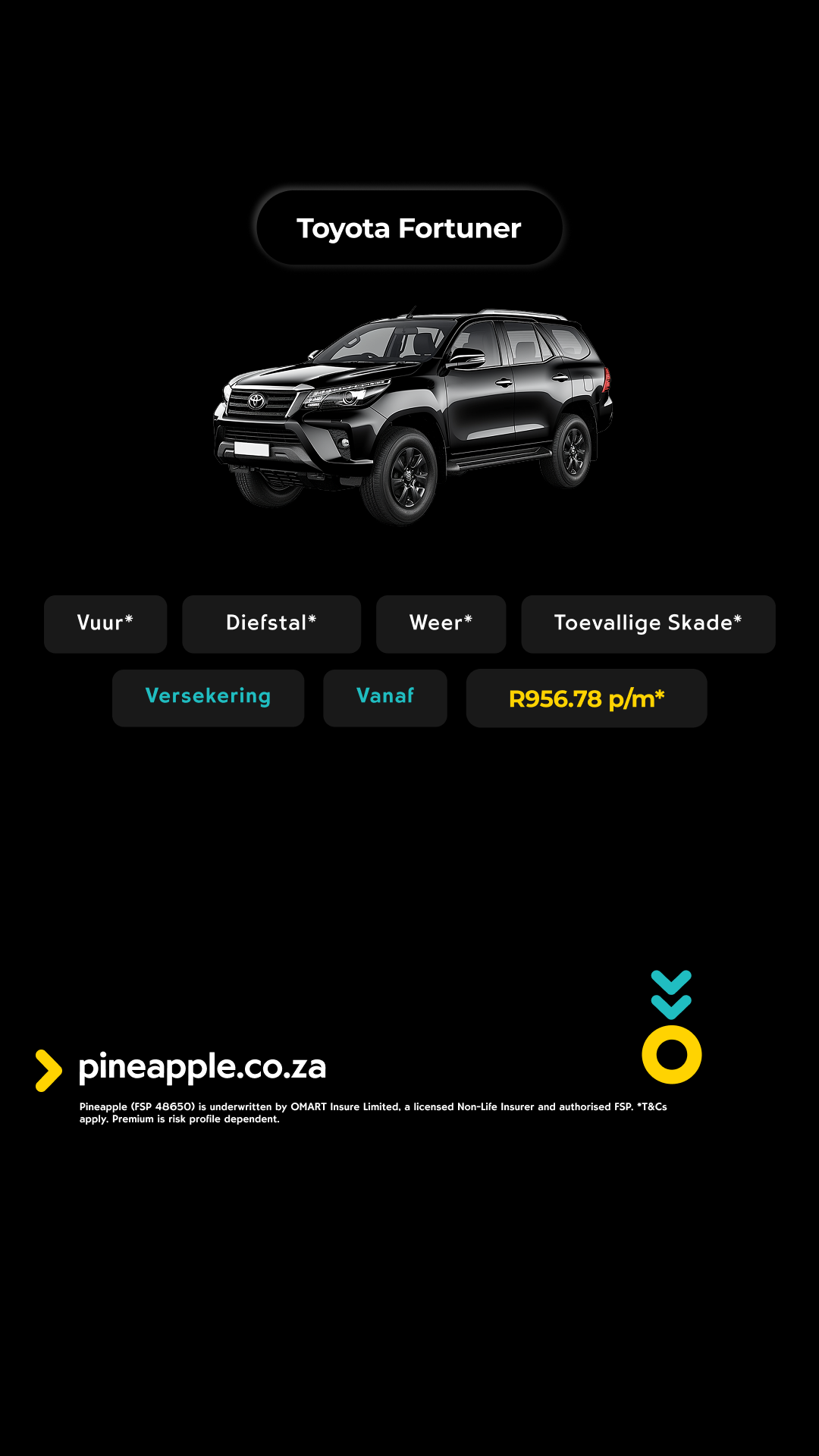 Pineapple Facebook ad