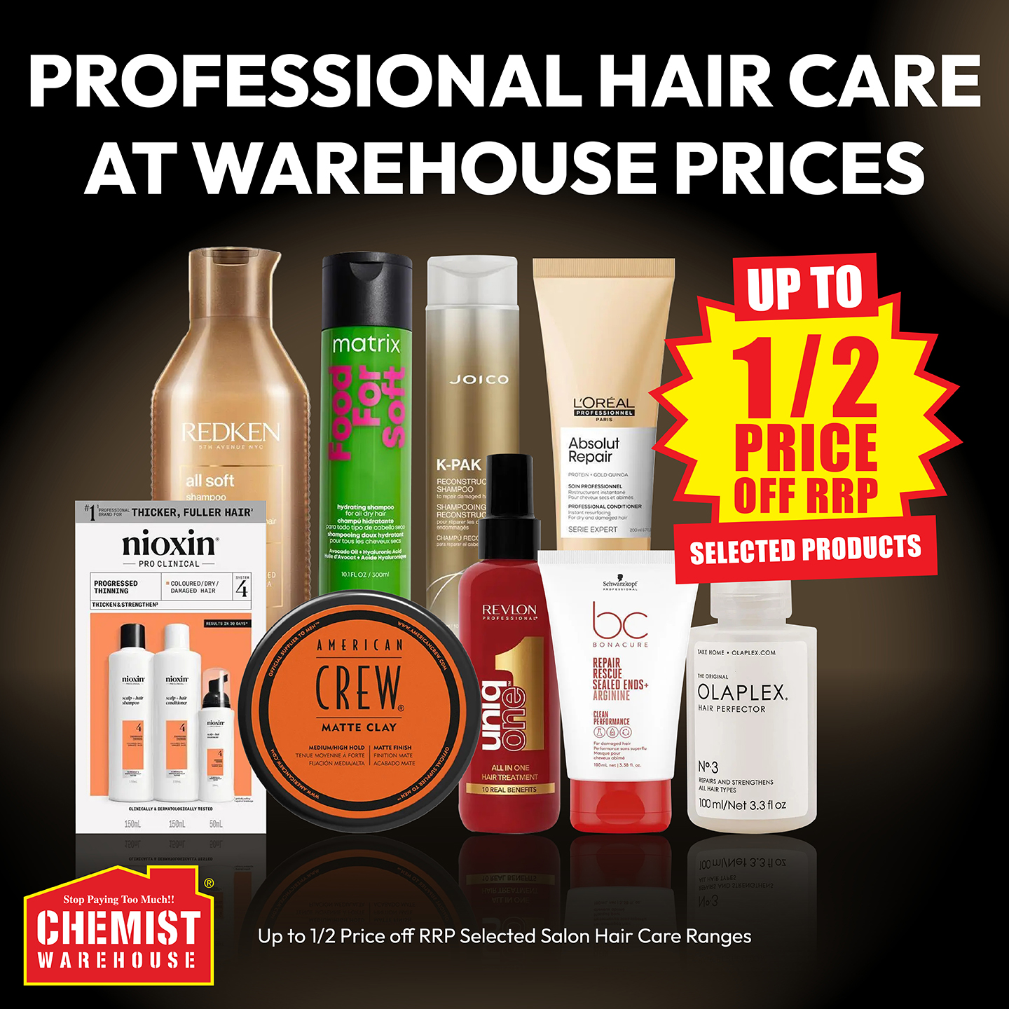 Chemist Warehouse Facebook ad