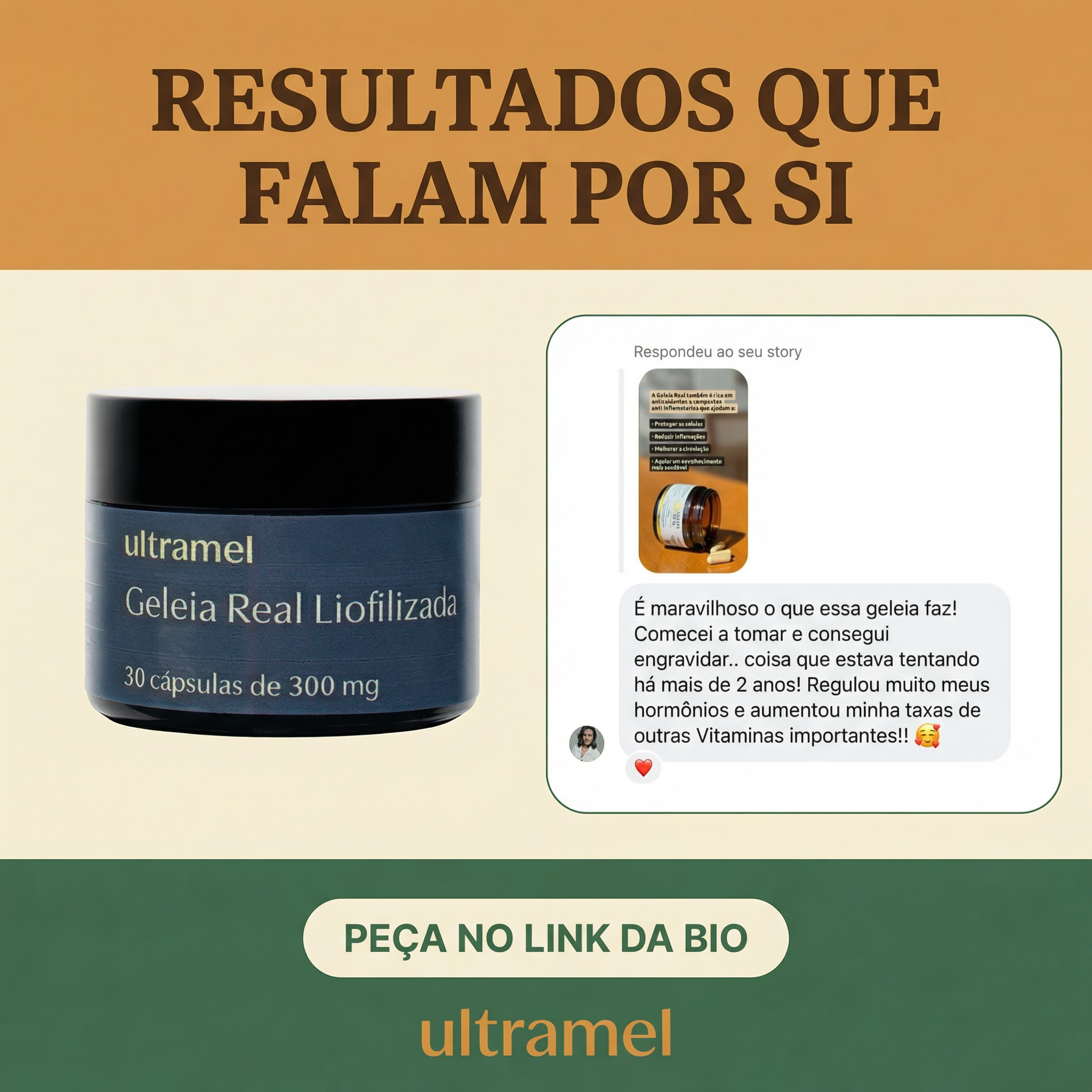 Ultramel Facebook ad
