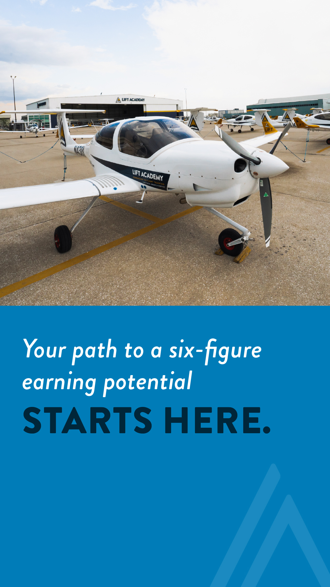 LIFT Academy - Leadership in Flight Training Facebook ad from Feb 17, 2026