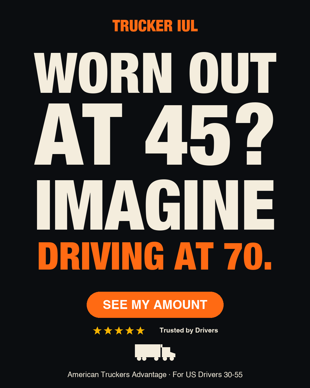 The American Trucker Advantage Facebook ad
