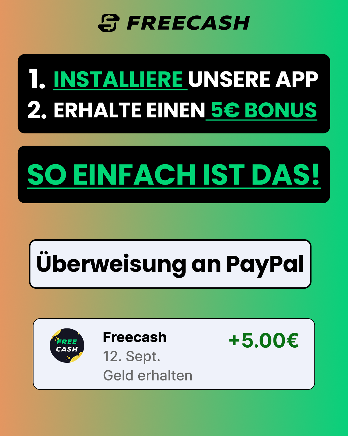 Freecash Facebook ad