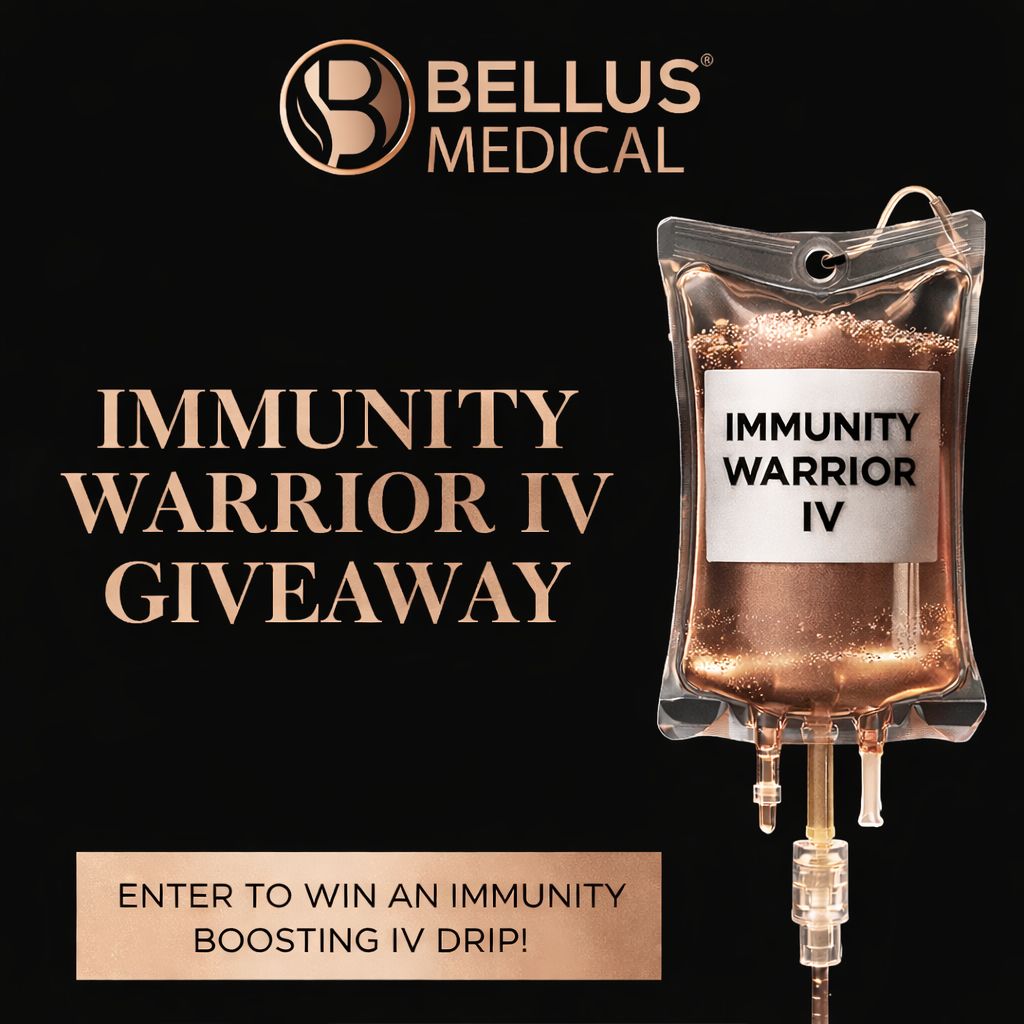 Bellus Medical ND Facebook ad: REBRANDING GIVEAWAY - 𝗙𝗥𝗘𝗘 𝗜𝗺𝗺𝘂𝗻𝗶𝘁𝘆…