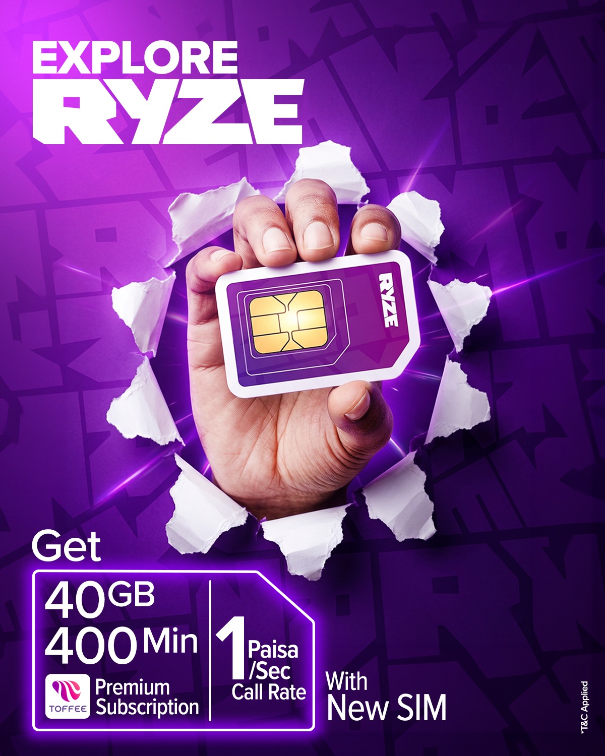 RYZE Live Facebook ad