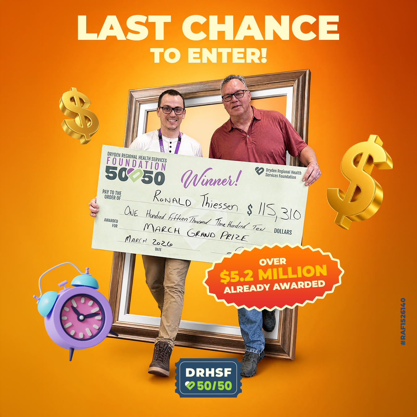 Dryden Regional Health Services Foundation Facebook ad
