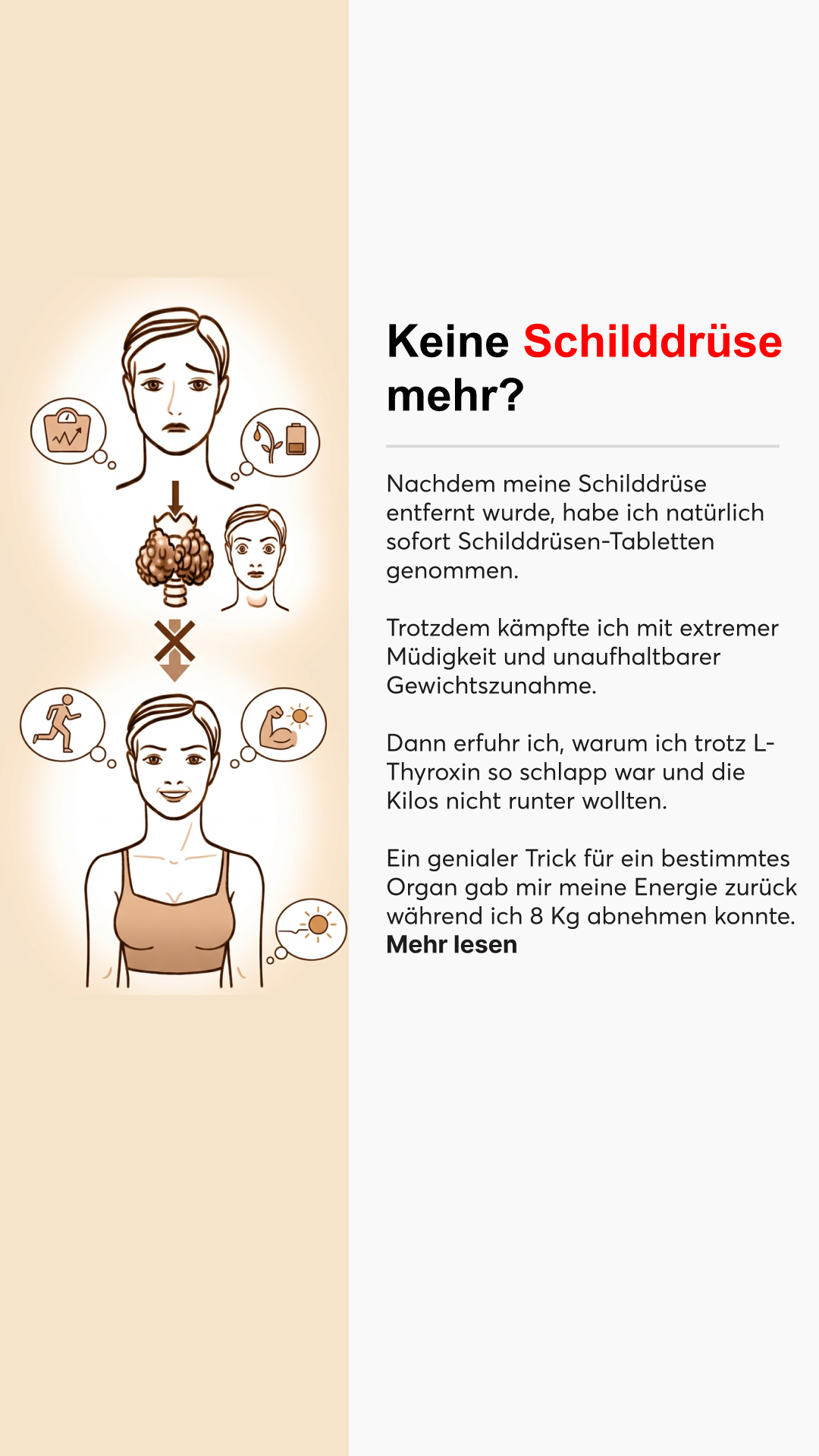 Mission Schilddrüse Facebook ad
