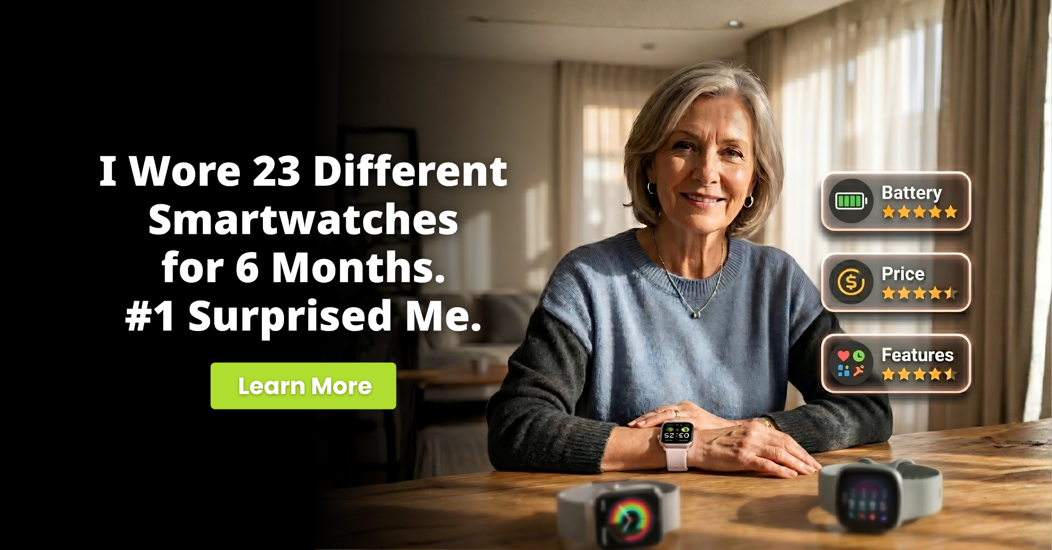 Health & Tech Reviews Facebook ad