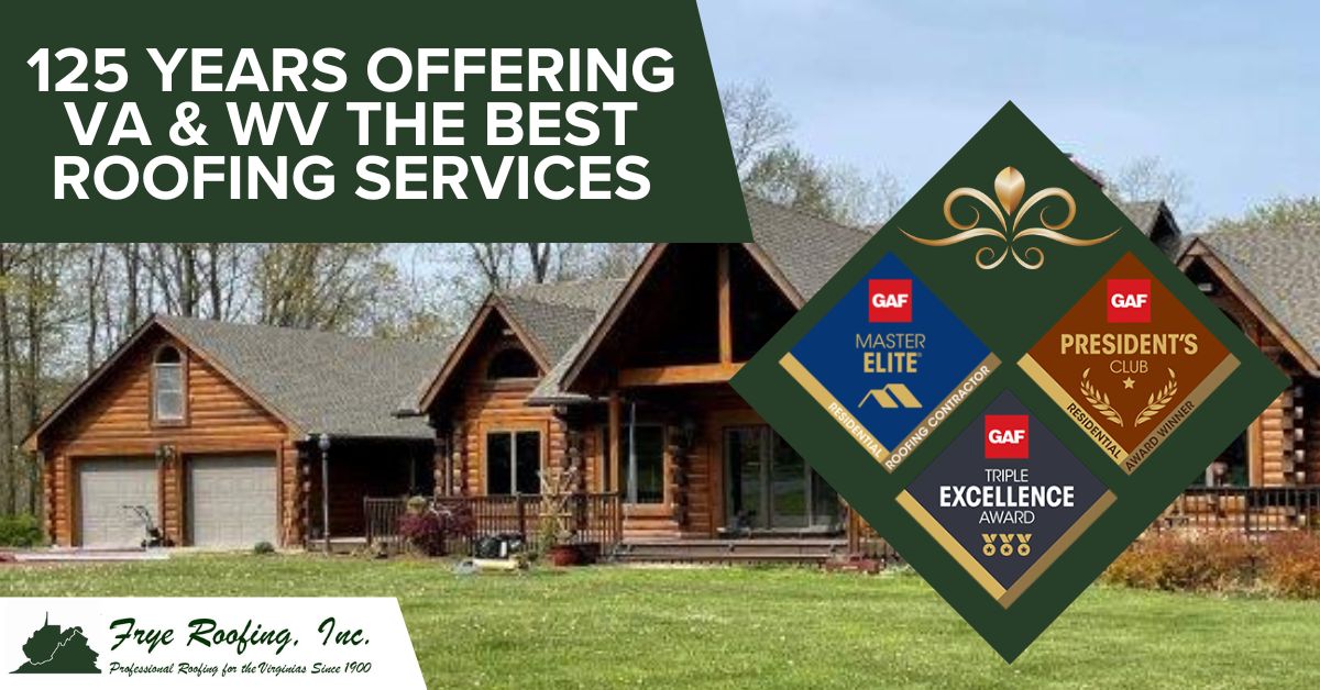 Frye Roofing Inc. Facebook ad