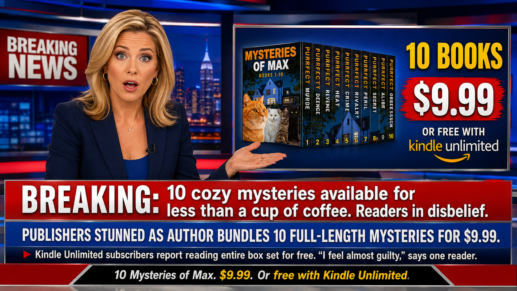 Nic Saint Author Facebook ad