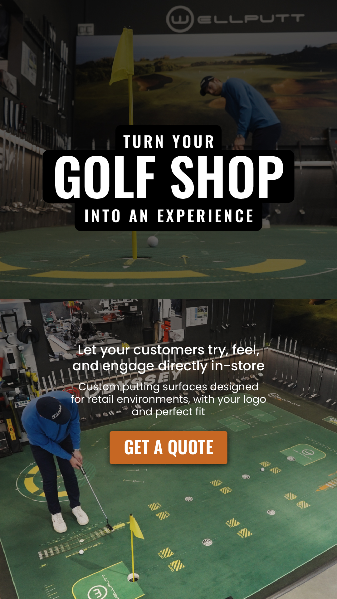 Wellputt Golf Facebook ad