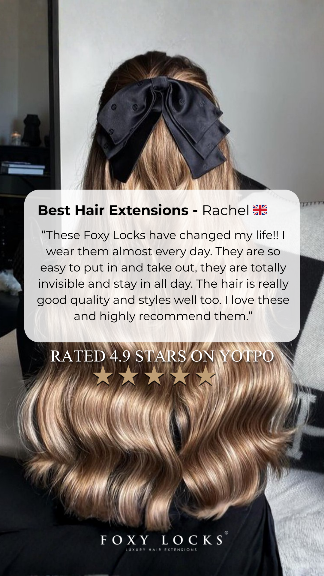 Official Foxy Locks Extensions Facebook ad