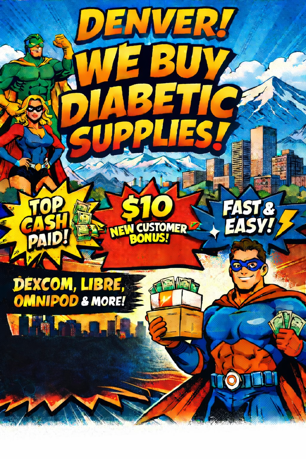 Test Strip Depot- Cash For Diabetic Supplies  Facebook ad