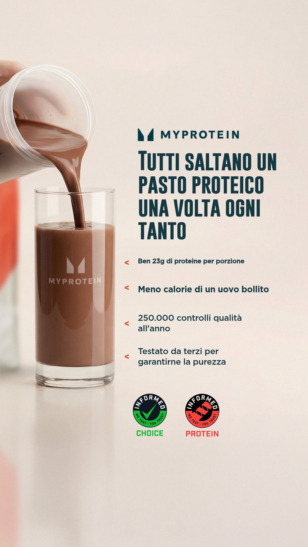 Myprotein Facebook ad