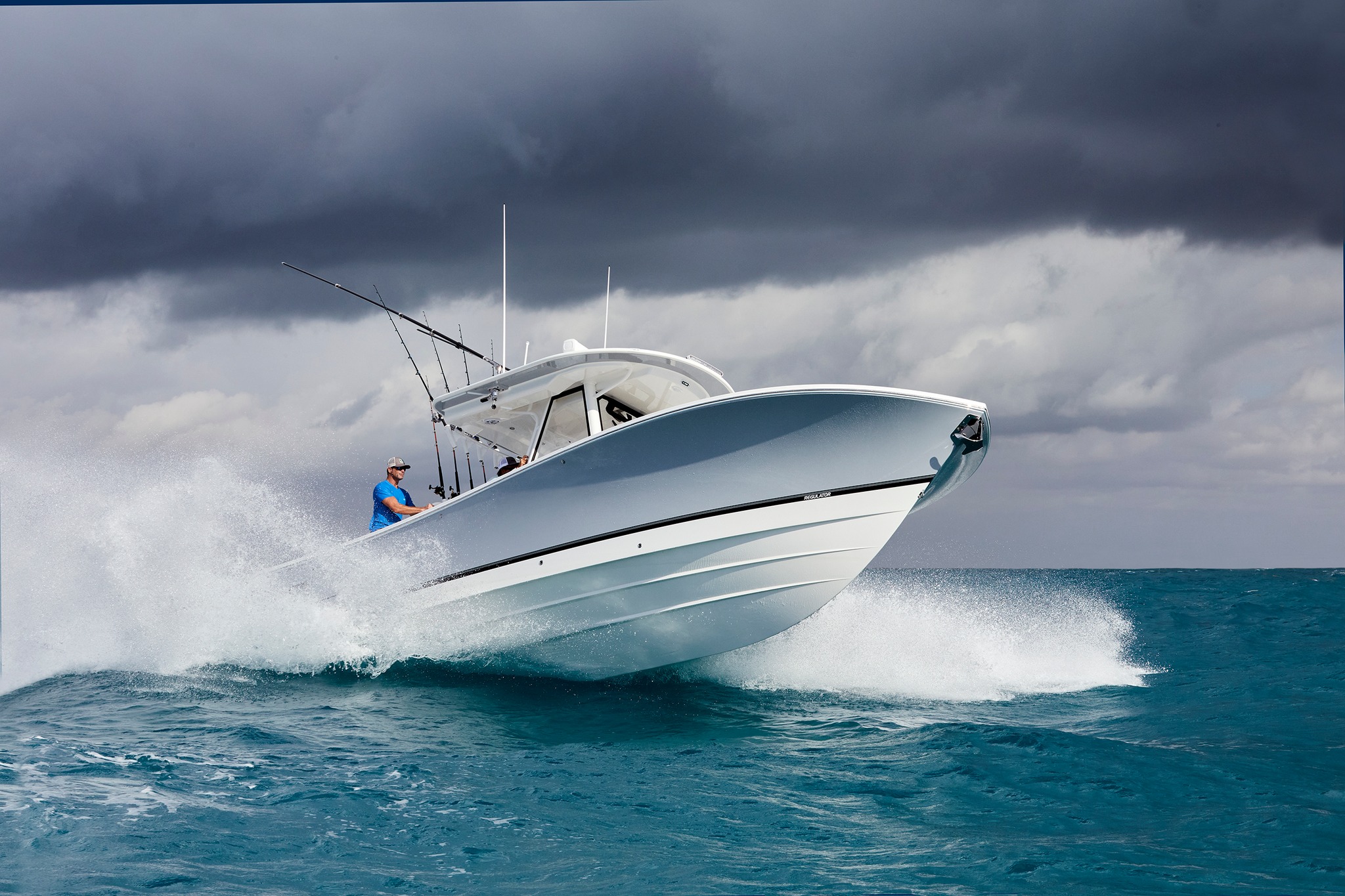 Regulator Marine Facebook ad: Quiet Strength, Legendary Ride