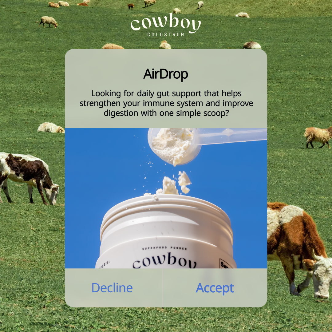 Cowboy Colostrum Facebook ad