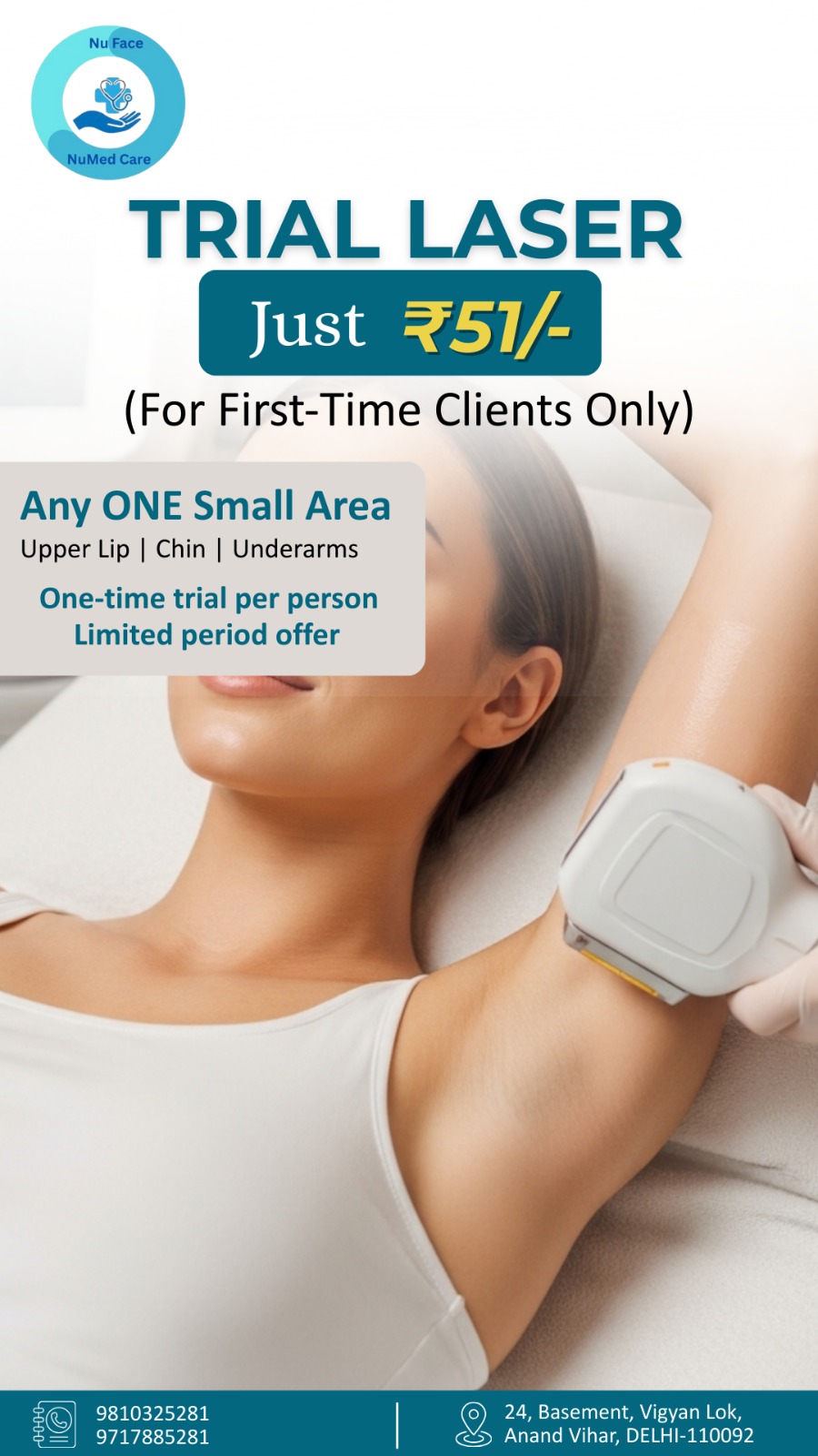 NuFace & NuMed Care Clinic Facebook ad