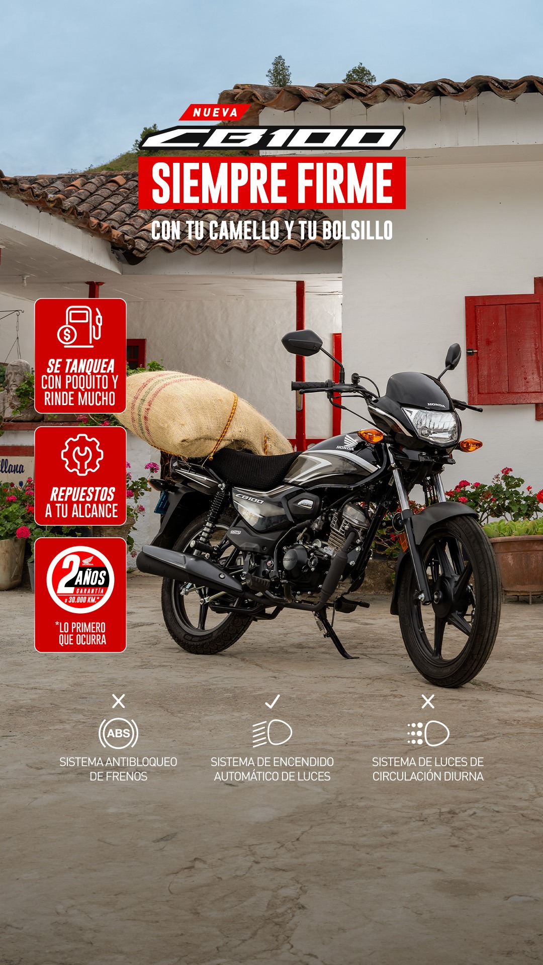 Honda Colombia Facebook ad
