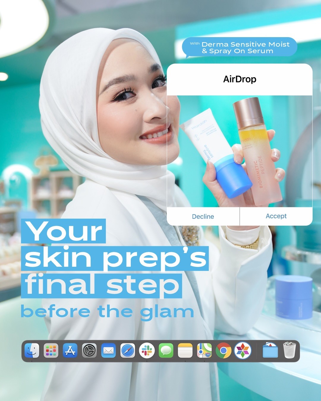 Wardah Cosmetics Facebook ad
