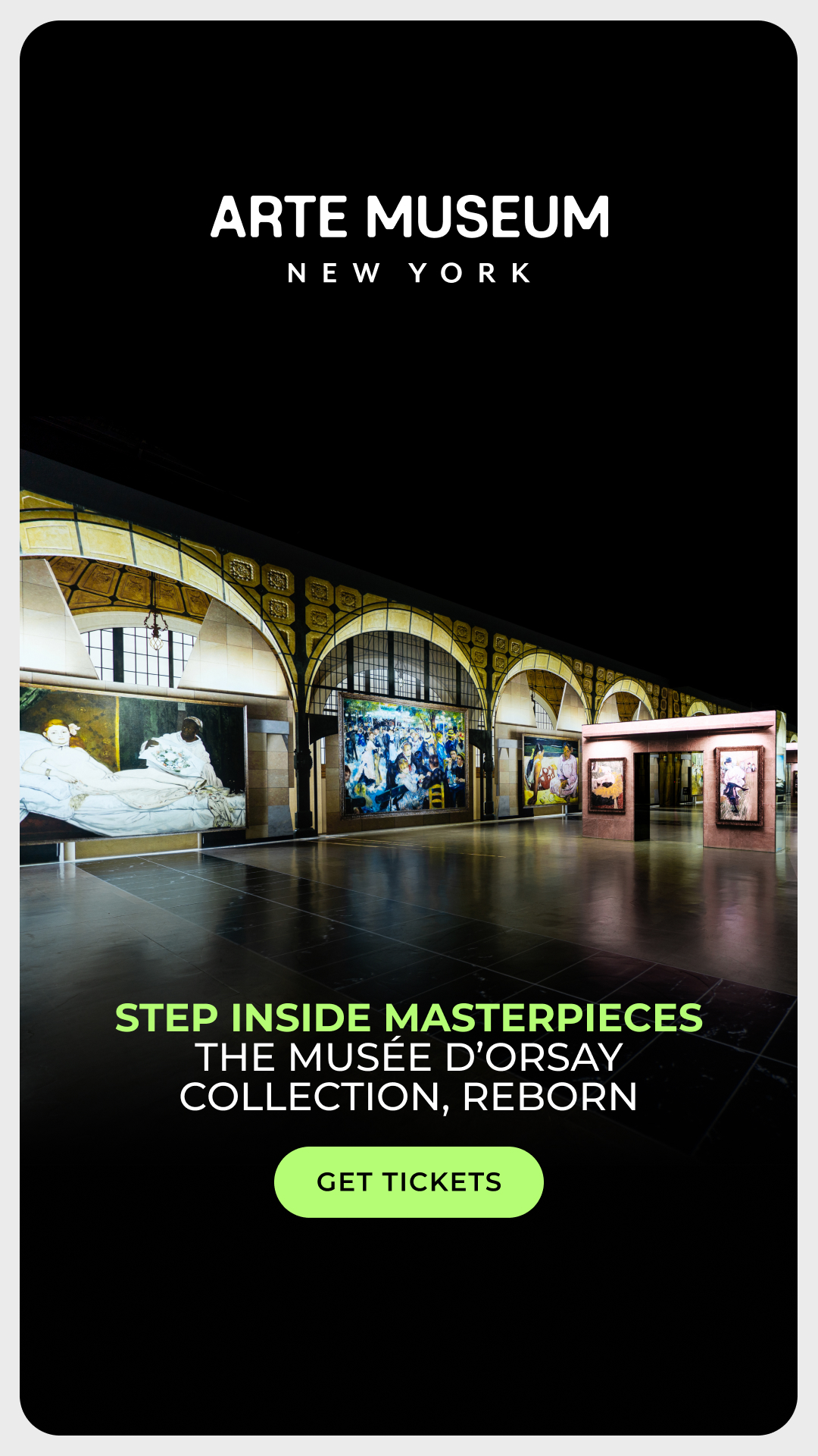 Arte Museum New York Facebook ad