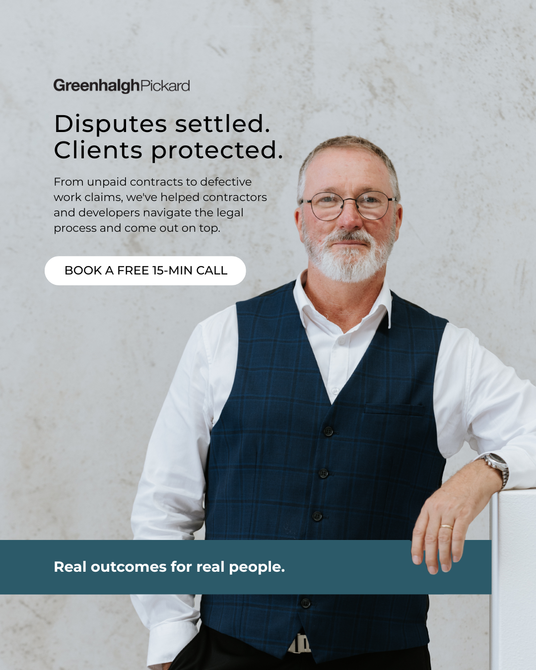 Greenhalgh Pickard Solicitors & Accountants Facebook ad from Sep 28, 2026