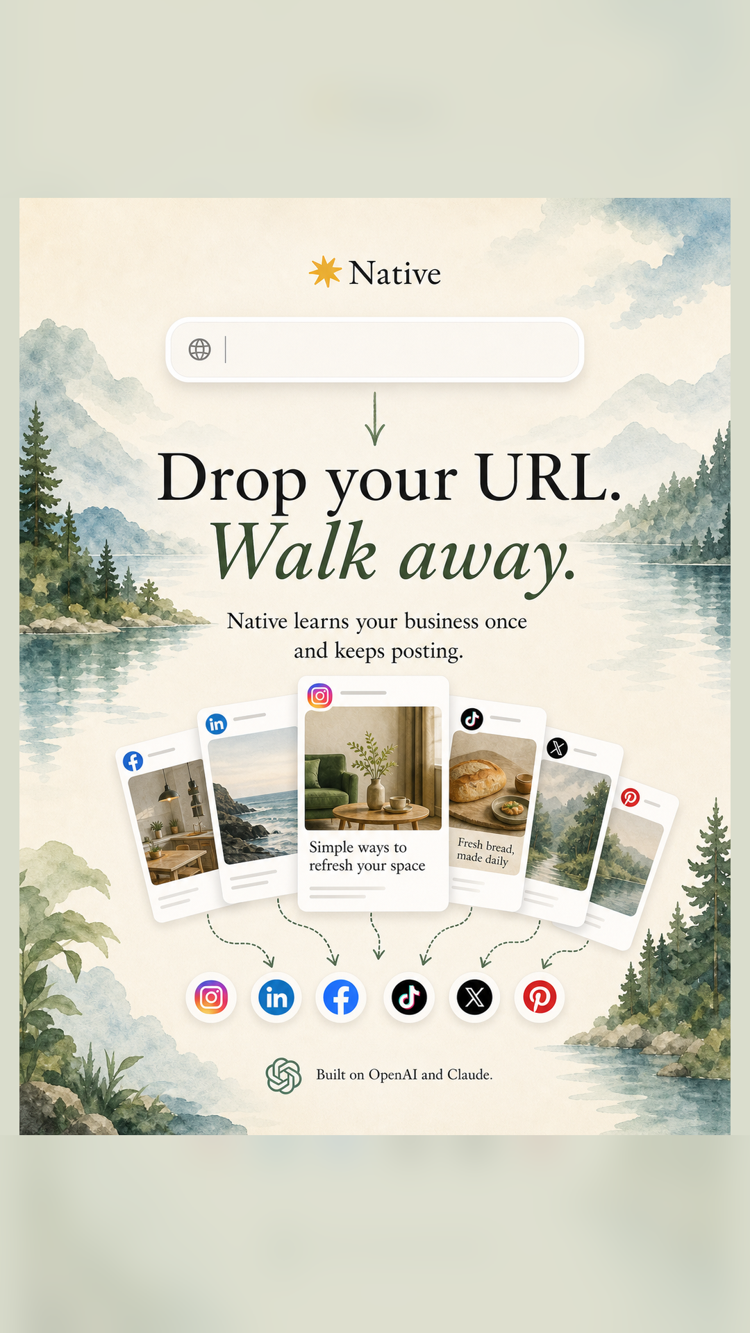 Native AI Facebook ad