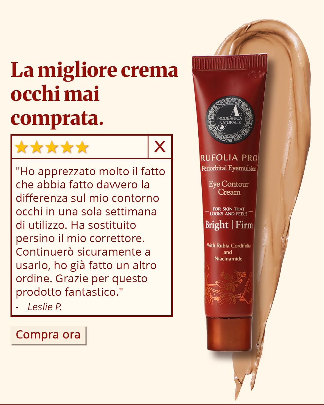 The Ayurveda Experience Facebook ad: Il trucco occhi che non può essere lavato via!
