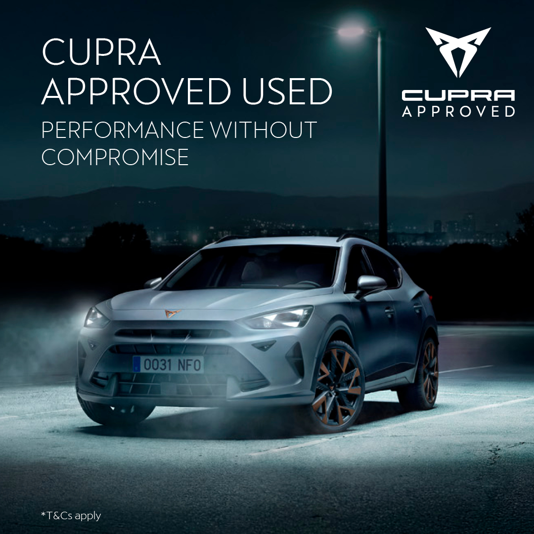 CUPRA Ireland Facebook ad: Electric performance, without compromise.