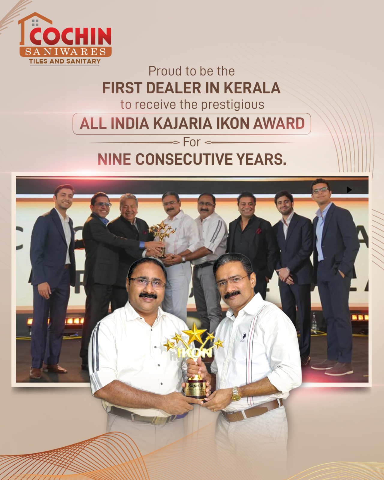 Cochin Saniwares Facebook ad: A Moment of Pride & Excellence!