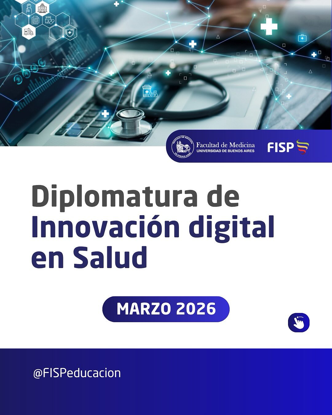 fispeducacion Facebook ad: Diplomatura en Innovación Digital en Salud