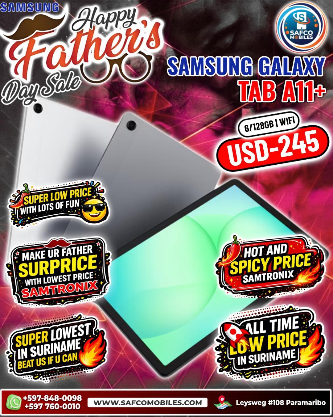 Safco Mobiles Leysweg Facebook ad