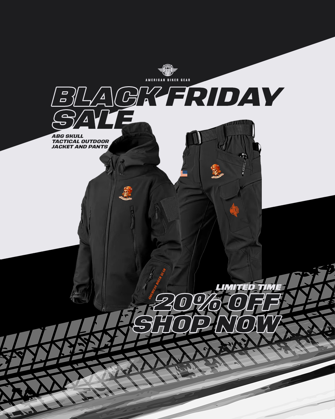 BikerGear - Fuel & Freedom Facebook ad