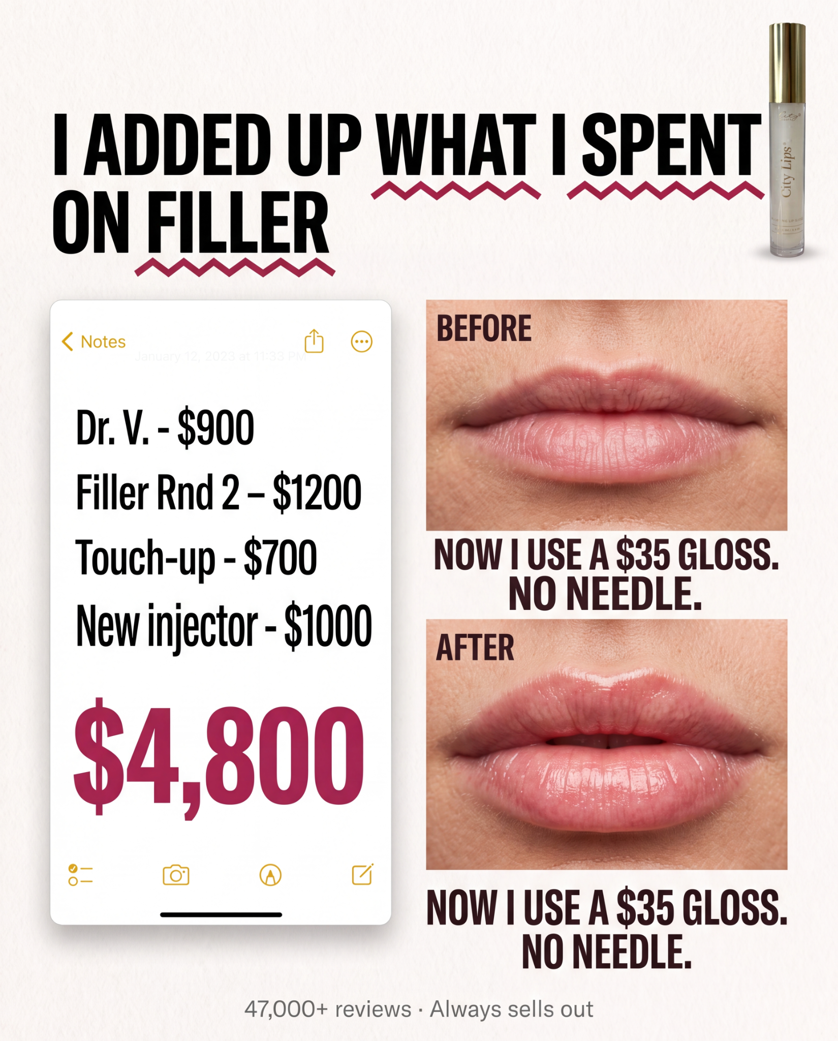 City Beauty Facebook ad
