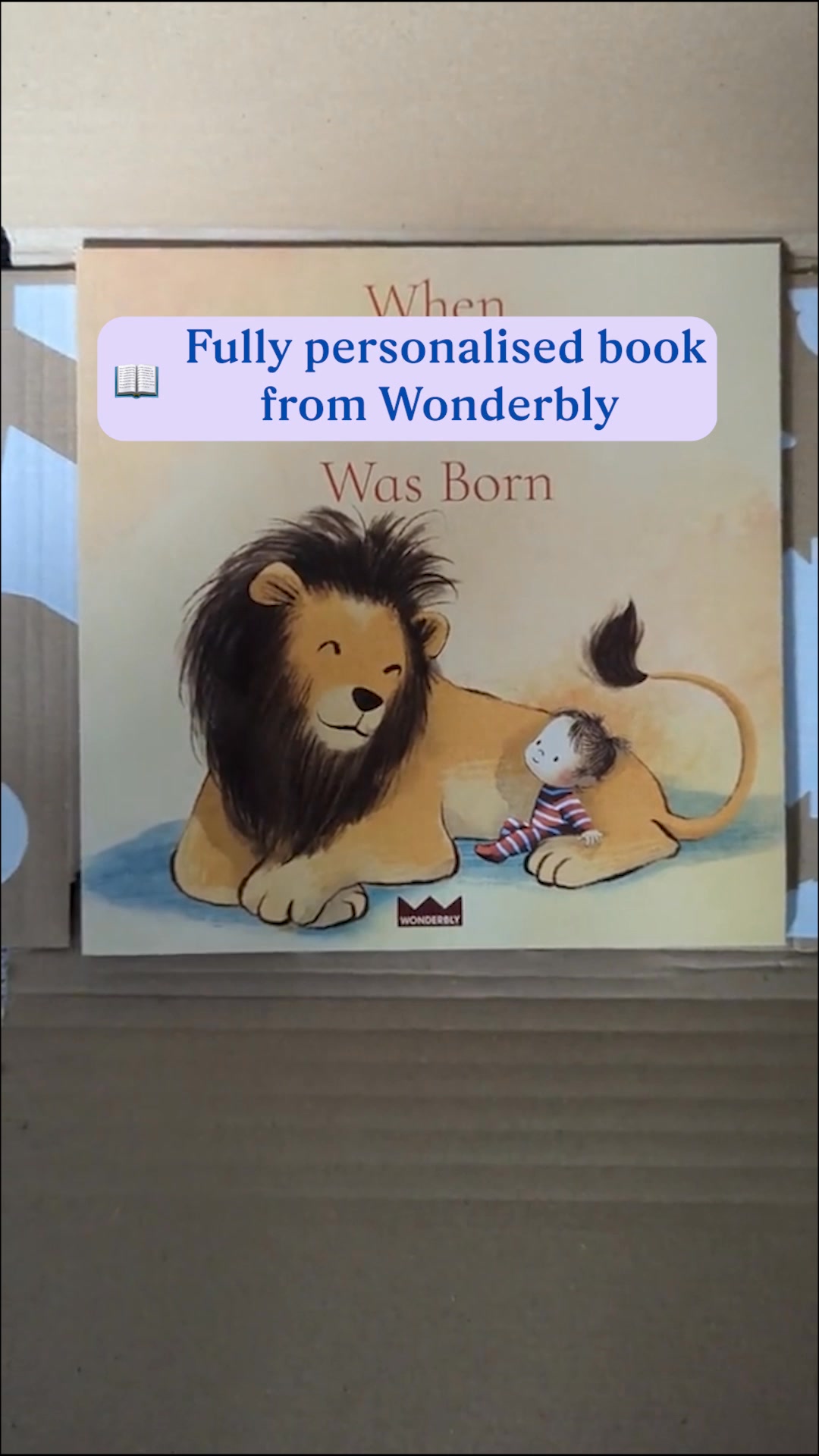 Wonderbly Facebook ad: A one-of-a-kind story for every name