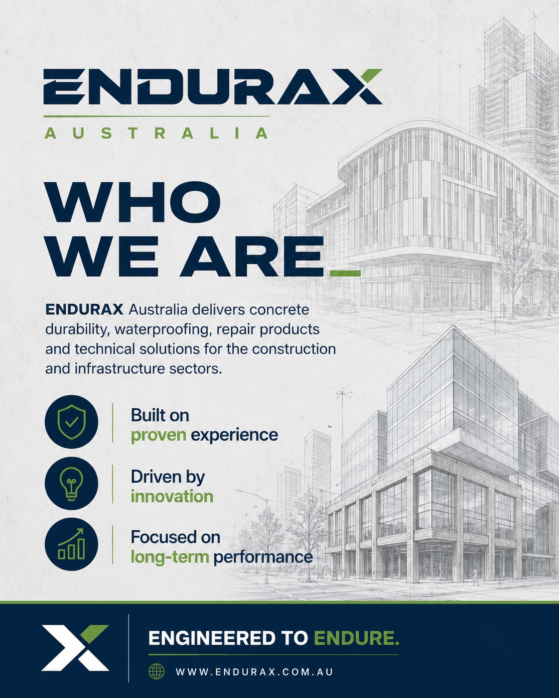 Endurax Australia Facebook ad: WHO WE ARE | ENDURAX Australia