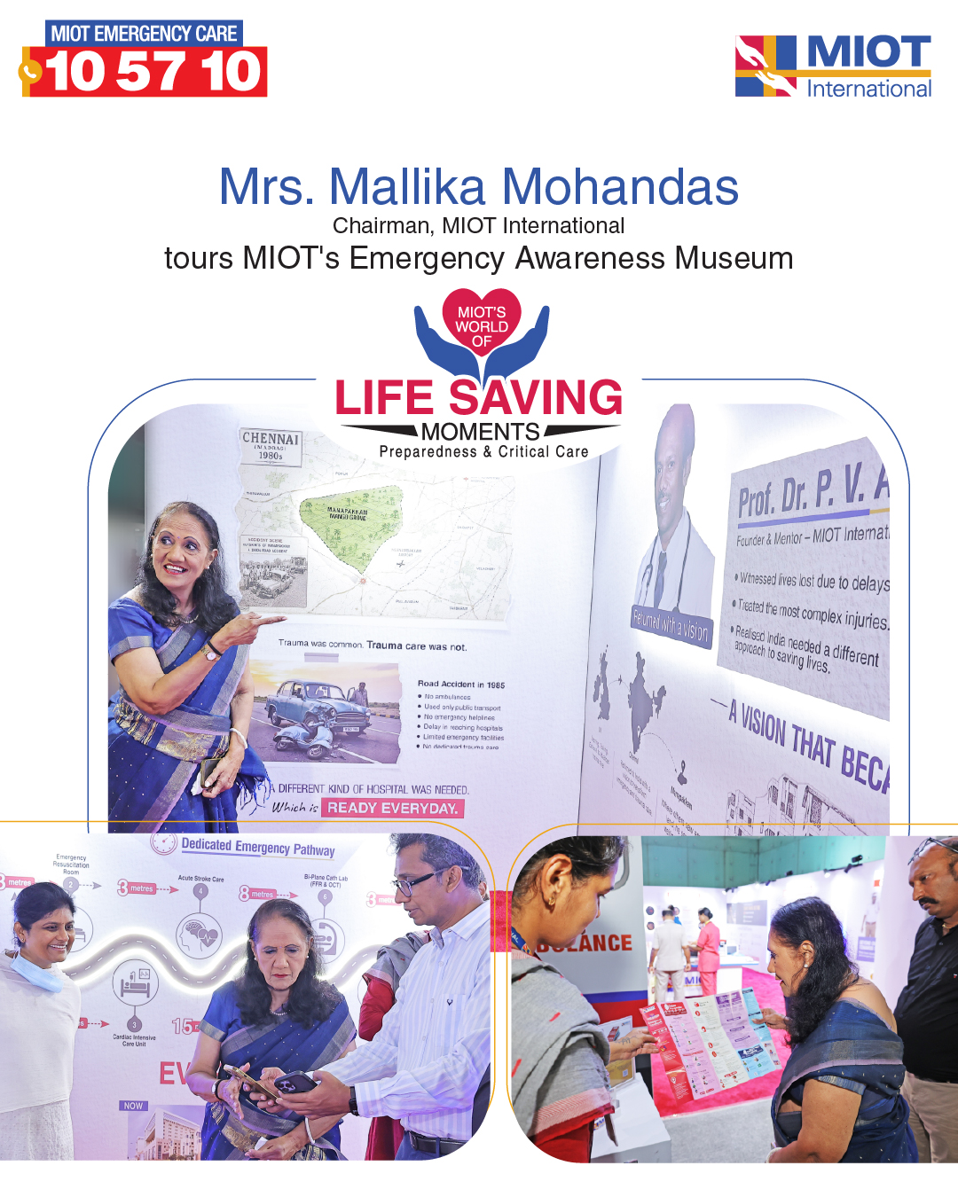 MIOT International Facebook ad: Our Chairman, Mrs.