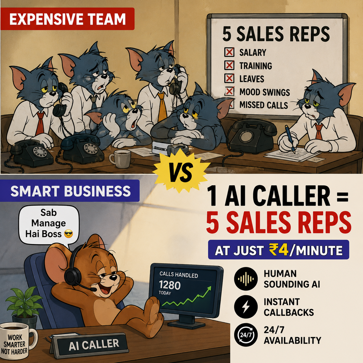 HireAgent Facebook ad