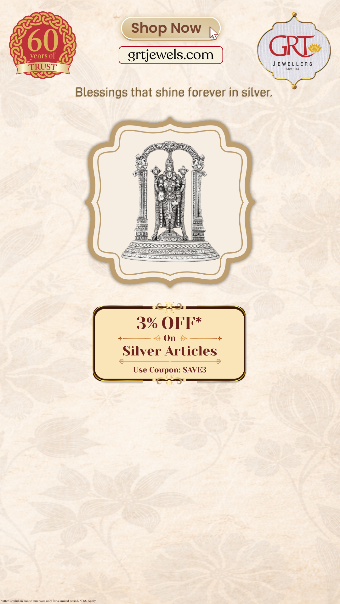 GRT Jewellers Facebook ad